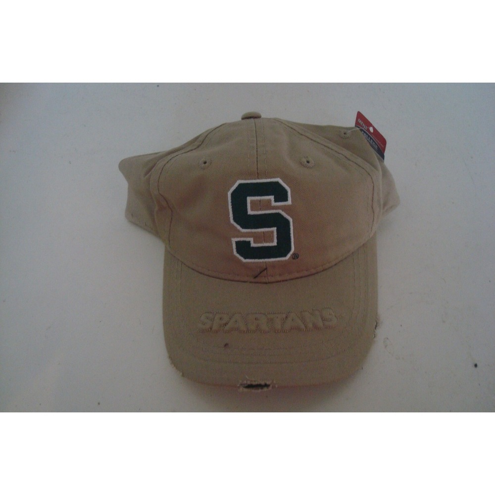 MICHIGAN STATE STRAPBACK DEADSTOCK HAT CAP VINTAGE H4